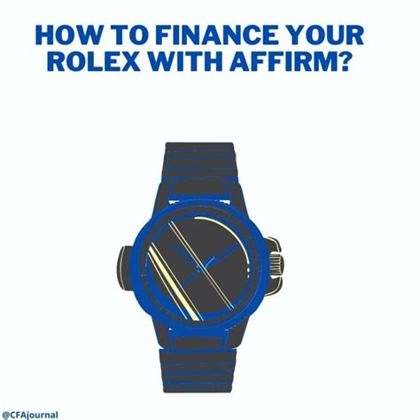 can you finance rolex|finance rolex with affirm.